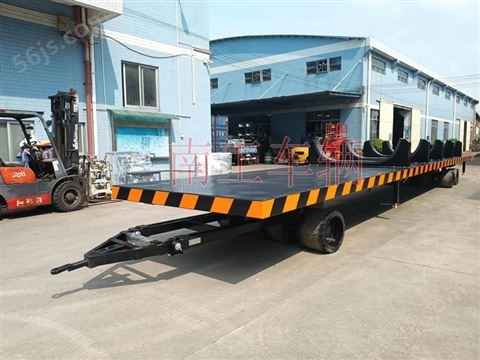 南工25吨重型自卸平板拖车 自卸工具拖车
